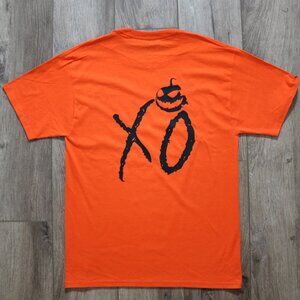 The Weeknd XO HalloWeen Skull Orange T-Shirt Size M And Large